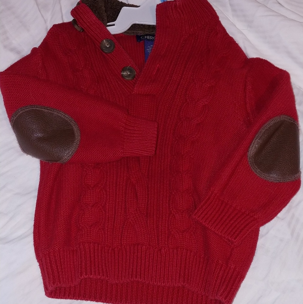 Red 24 mo boys sweater